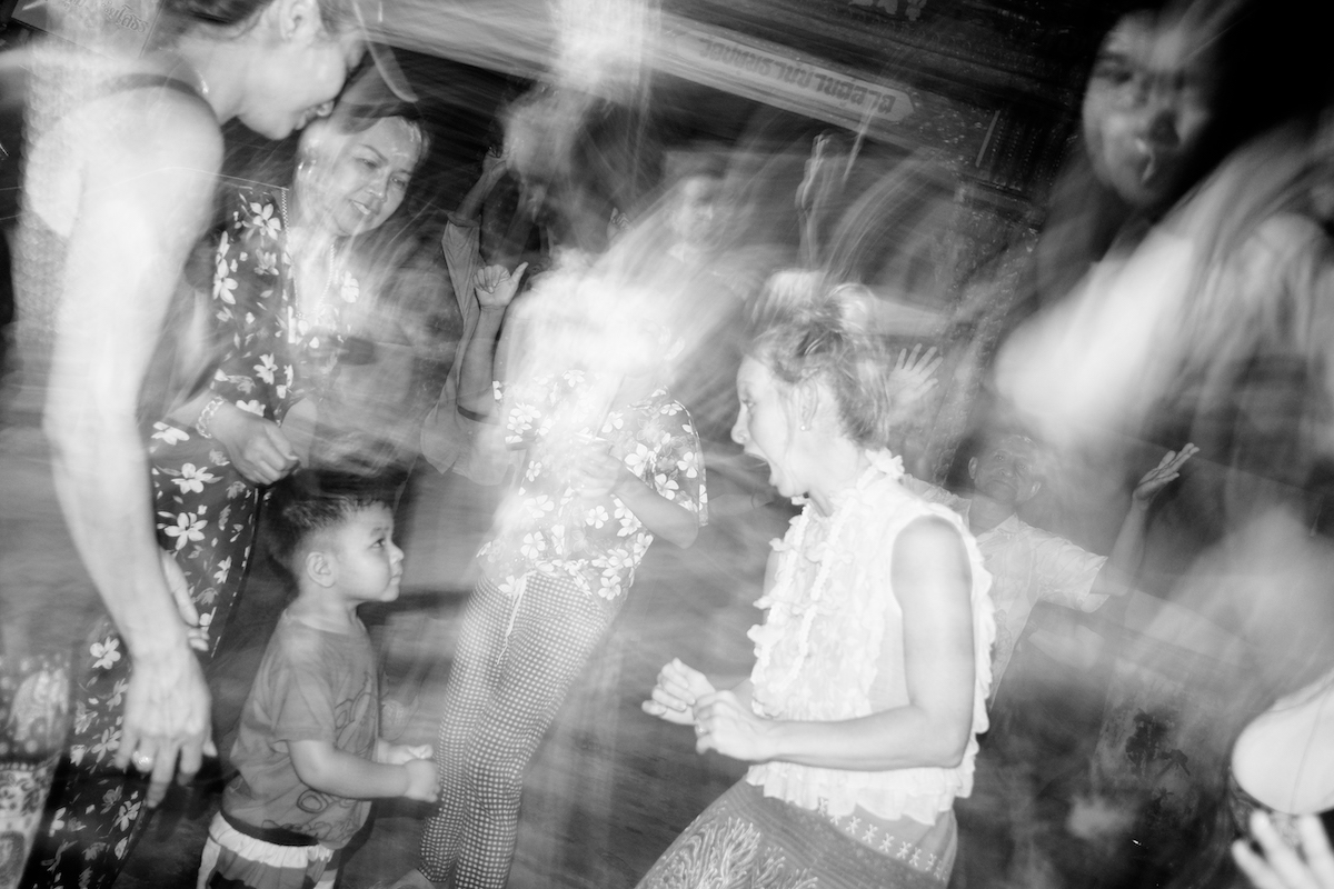 Songkran in Black and White