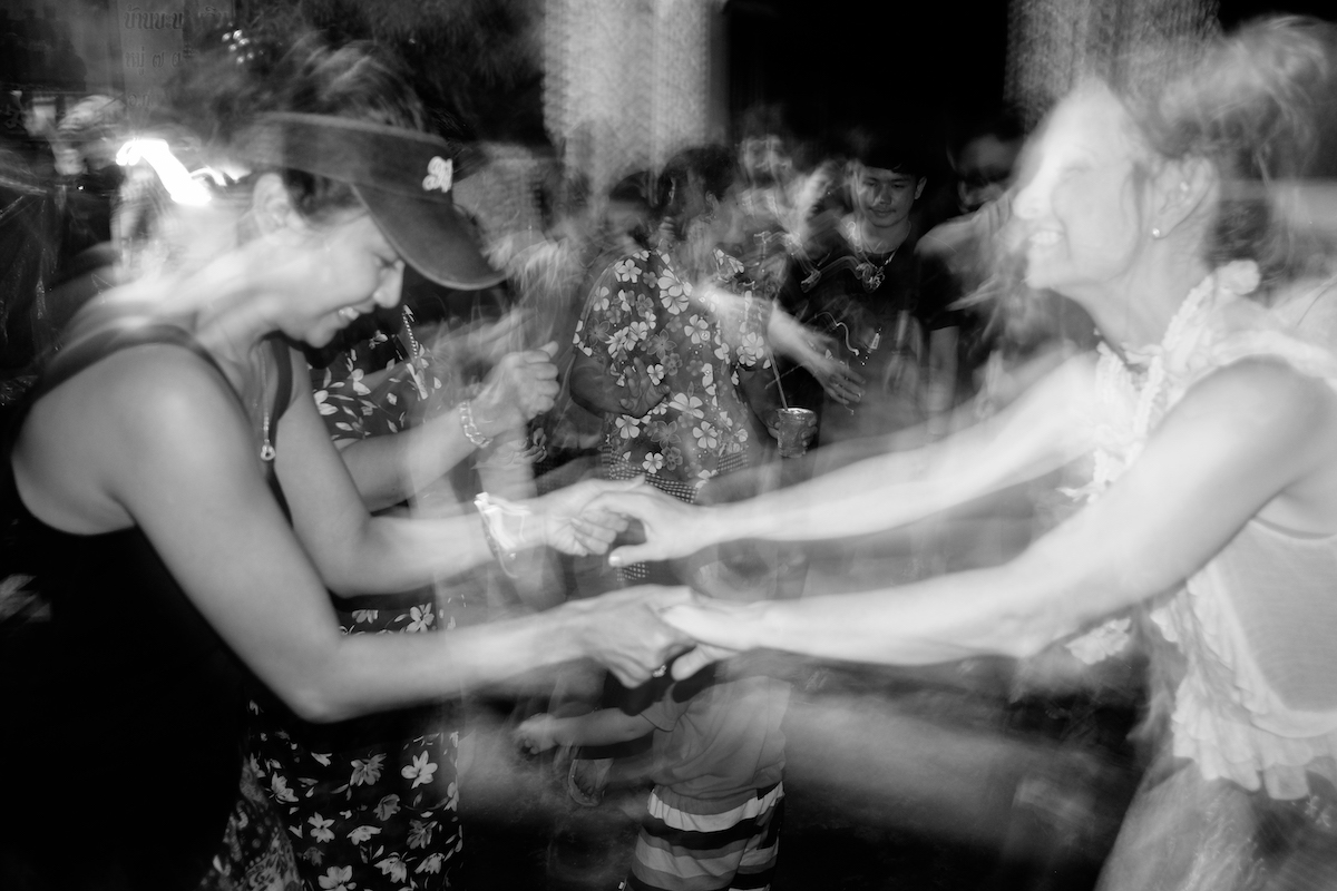 Songkran in Black and White