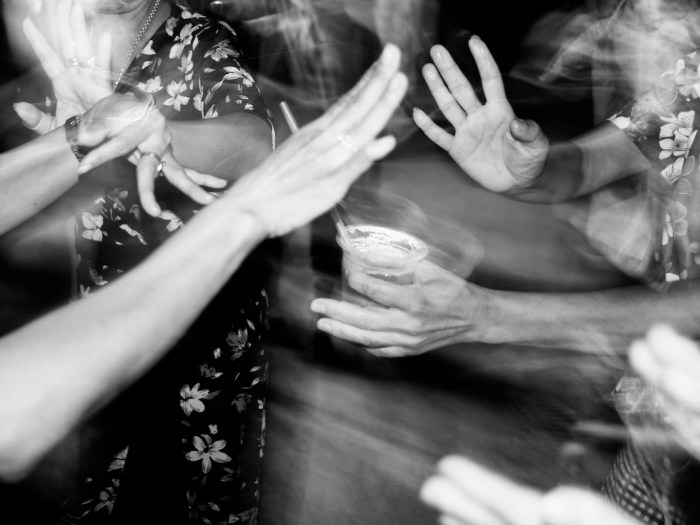 Songkran in Black and White