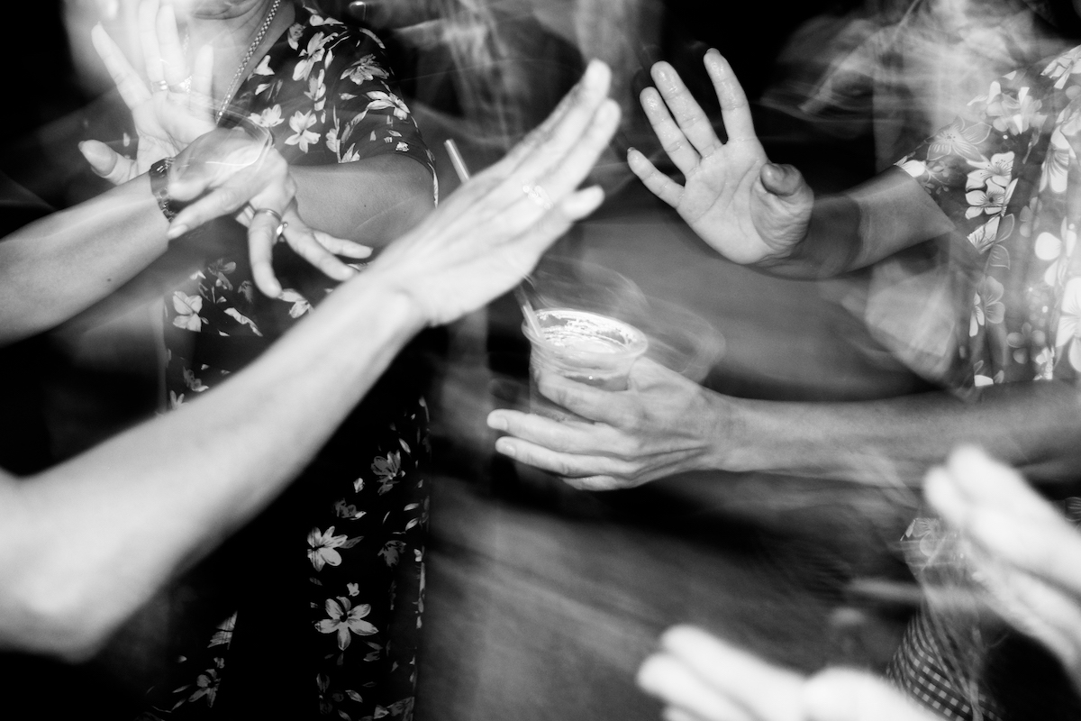 Songkran in Black and White