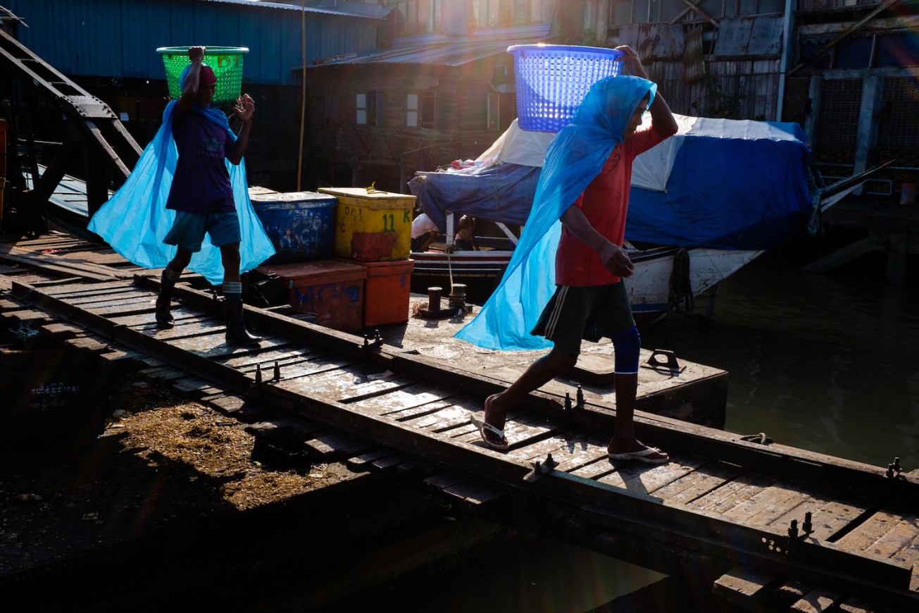 San Pya Market Yangon Street Photography