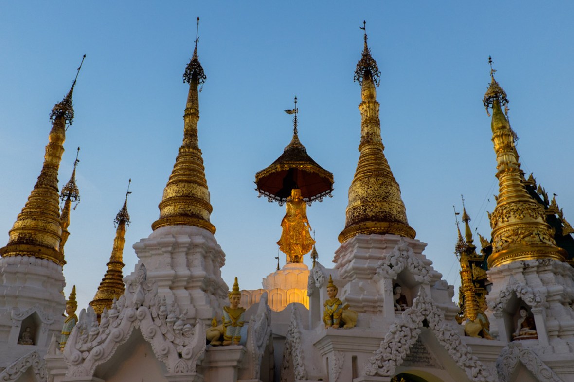 Shwedagon Pagoda Evening