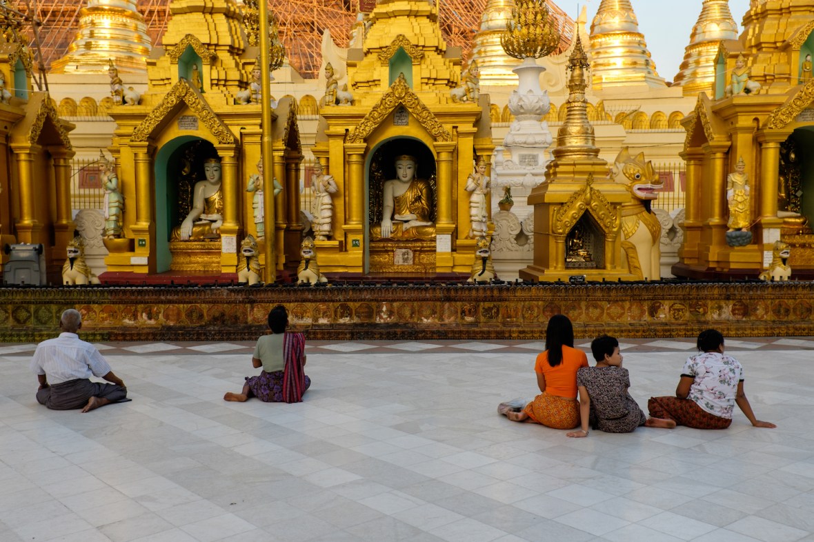 Shwedagon Pagoda street photography