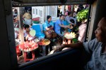 Yangon Street Photography Train window