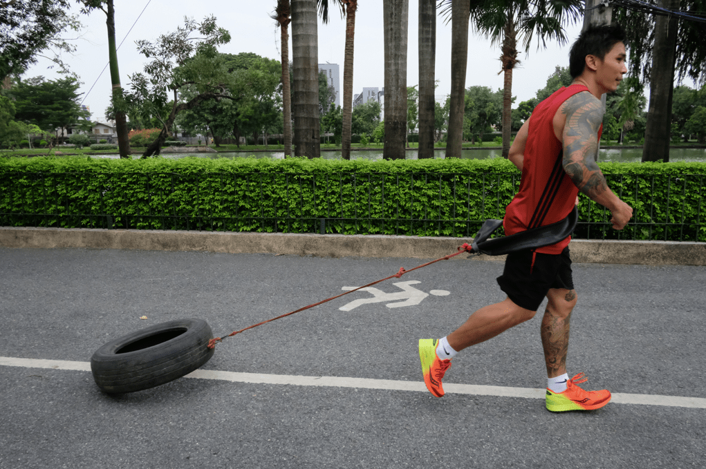 Thailand running trail