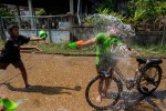 Songkran water fight