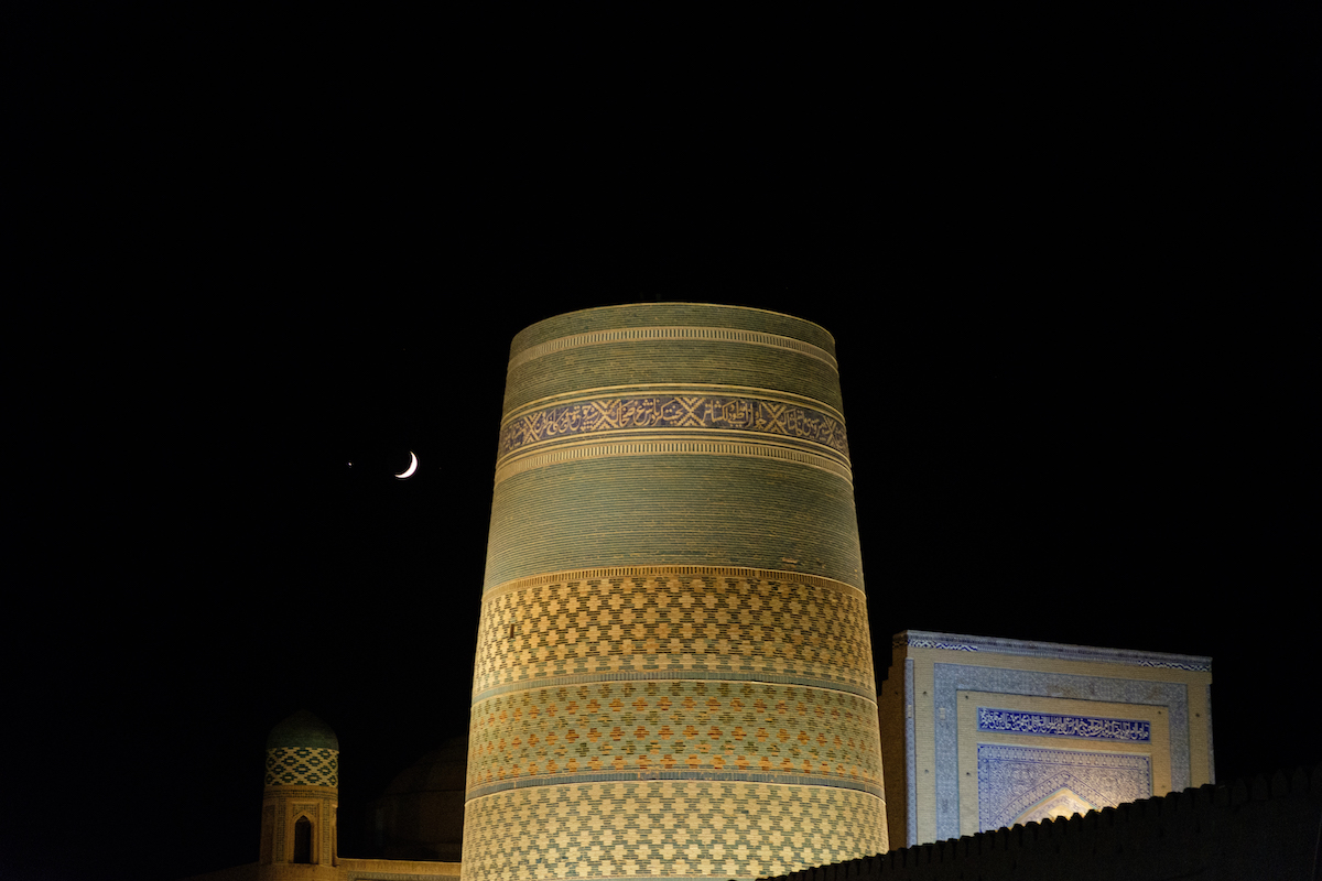 Khiva at night